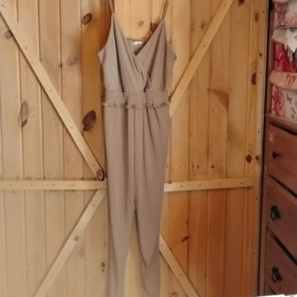 Elegant Tan Women's Jumpsuit